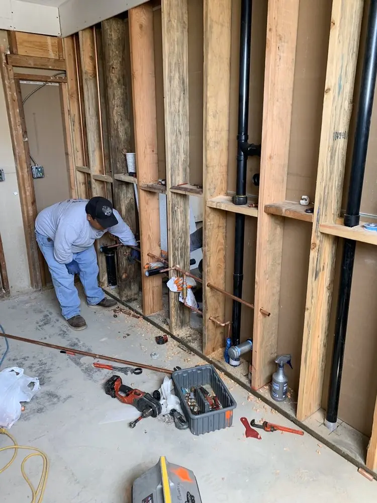 Commercial rough-in plumbing for Gas Line Repair in The East End